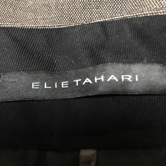 Ellie Tahari Brown Trousers 10 - Picture 3 of 5